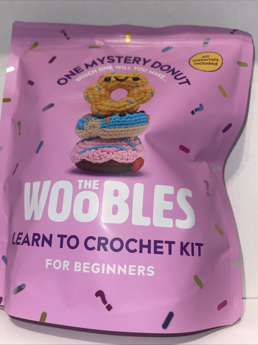 The Woobles One Mystery Donut III - Log Donut Crochet Kit No Hook