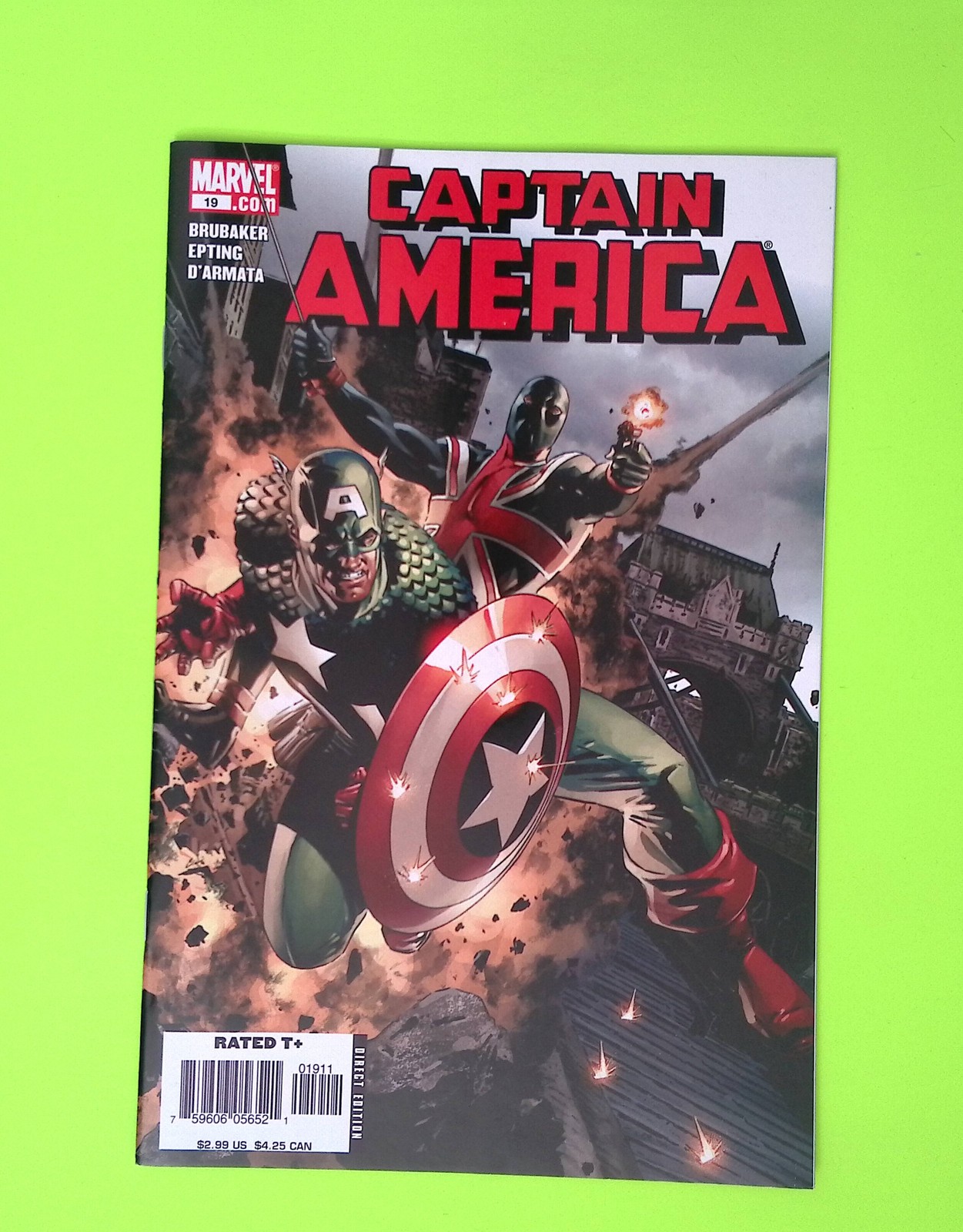 Captain America #19 Vol. 5 2006 Marvel Comics High Grade Comic Book W264-96