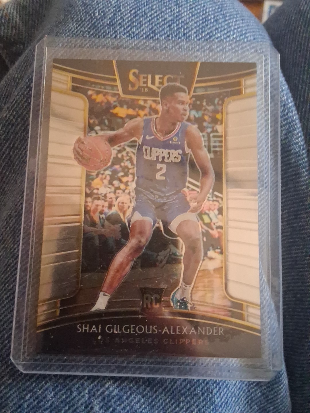 2018-19 Panini Select Shai Gilgeous-Alexander RC Concourse #7 OKC Thunder MVP 📈