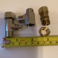 Hot Water Bidet Metal T-adapter Extra Assesories