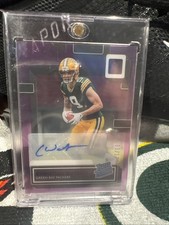 2022 Panini Clearly Donruss - RR Christian Watson #69 Purple Autographs /175 