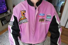 Vintage Scooby Doo Cartoon Network Wacky Racing Jacket Nascar Kids XL RARE