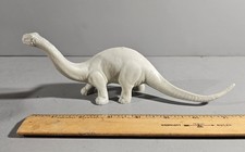 VINTAGE MARX PREHISTORIC PLAYSET ACCESSORY BRONTOSAURUS LIGHT GRAY DINOSAUR