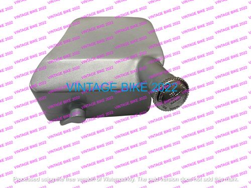 BSA Goldstar Catalina 1956-63 Pre-unit Oil Tank Silver + Cap / FIT FOR - Picture 1 of 7