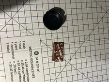 Vintage GES-LINE 301 Melamine Ashtray Black 3" With Cigarette Papers B456