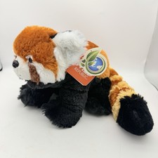 NEW WILD REPUBLIC Plush Red Panda 12 Plus Tail Stuffed Animal With Tags