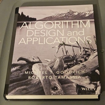 Algorithm Design and Applications Hardcover Goodrich Michael T.