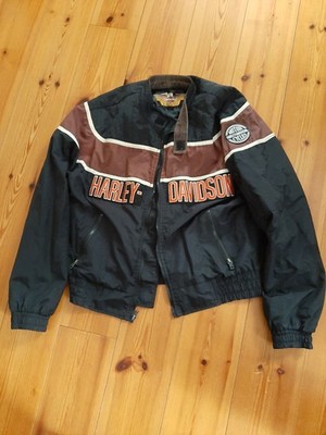 Harley Davidson Racingjacke Stoff Gr.XL  Sehr Selten