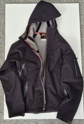 GoLite Womens Softshell Zip-Up Black Hoodie Jacket