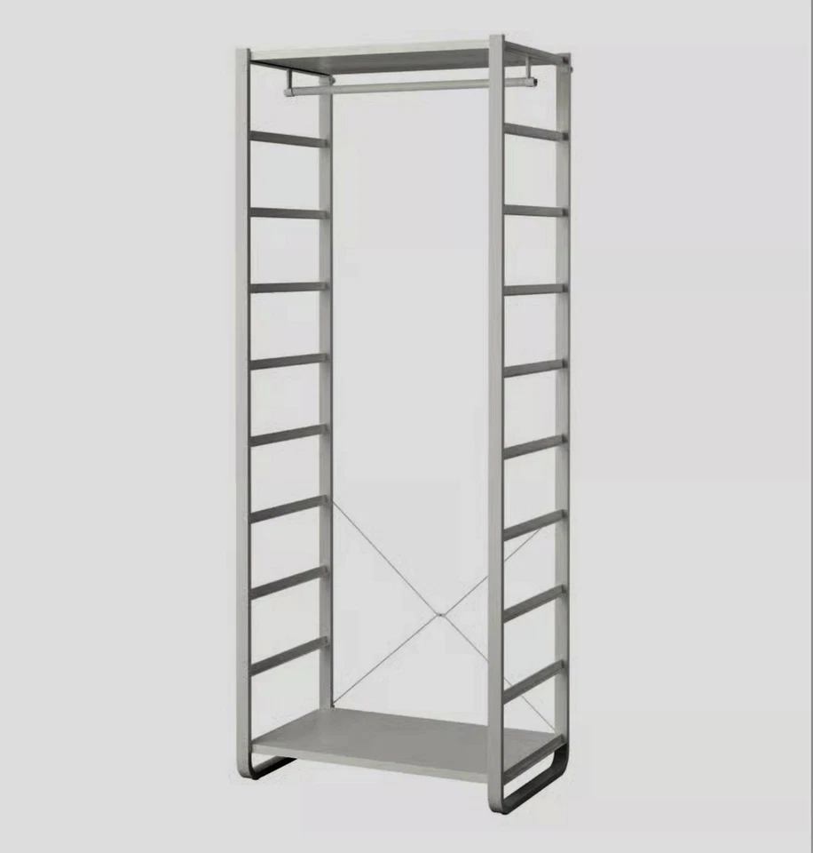 IKEA Schrankkombination „ELVARLI“, weiß/Eiche, 216x130x40cm - Bild 2 von 4