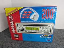 Dual MXD55 AM/FM/CD Marine Receiver 200 Peak Watts 50x4 Channel Head Unit