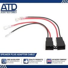 Speaker Adaptor Plug For VW Polo Golf Mk3 Caddy Mk2 Transporter T4 Sharan Cable