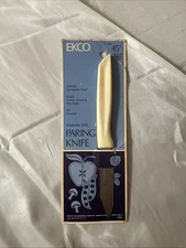 Vintage Ekco White Handle Paring Knife NEW