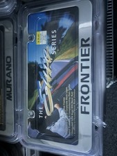 Nissan Frontier Oem License Plate Frame Chrome Elite Series W Screws Caps