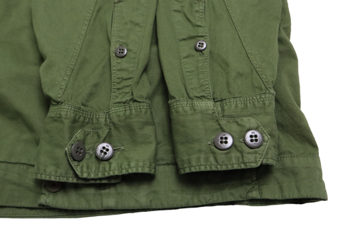 G-STAR Dutton Overshirt Jacket Men's MEDIUM Full Zip High Neck Lightweight Green - Picture 6 of 11