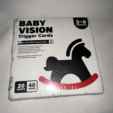 Black And White Baby Sensory Flash Cards Visual Stimulation High Contrast