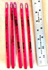 Elvis Presley Pencils Lot of 5 New Flocked Hot Pink Licensed EPE