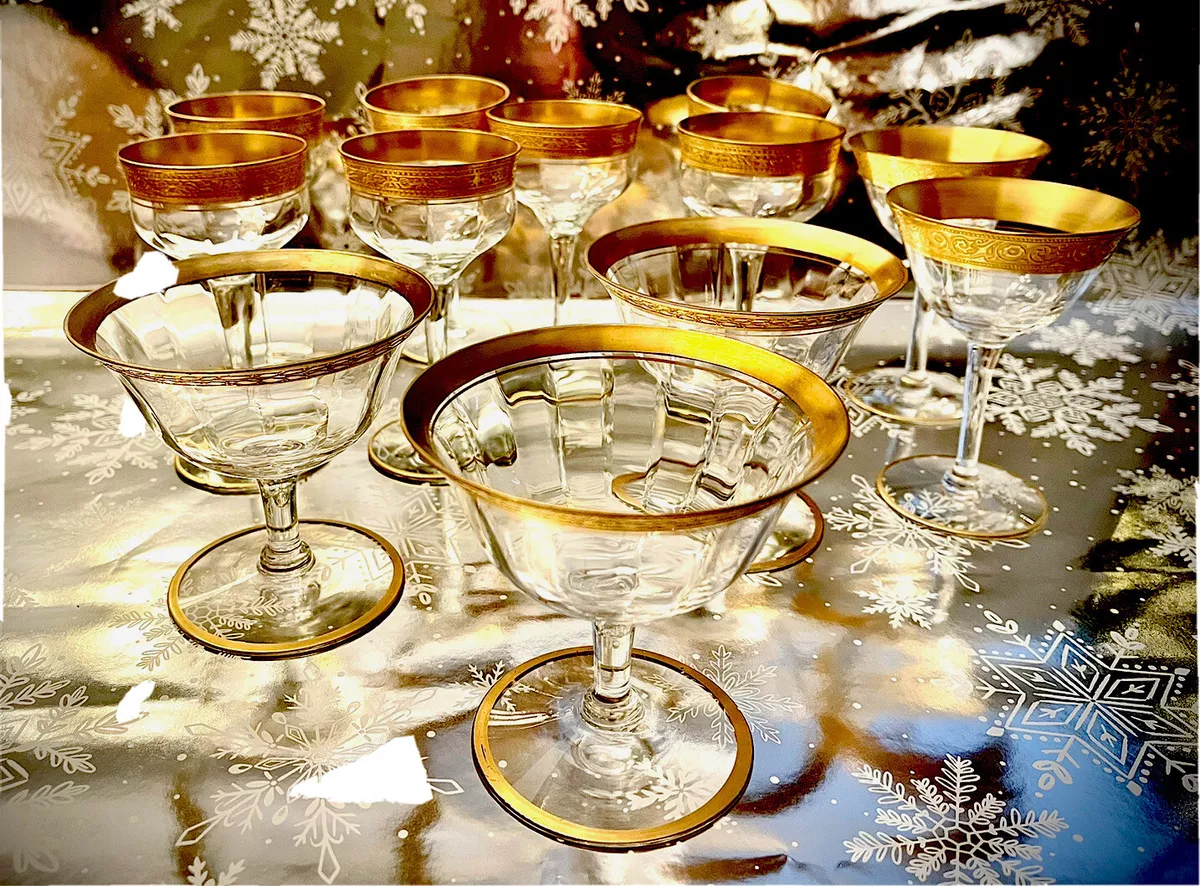 Vintage cocktail sale glasses