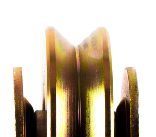 Winkel 80 mm geschlossenes Stützrad für Schiebetore - Bild 2 von 3