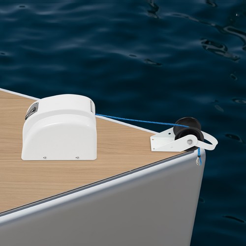 Barco de agua salada 12V cabrestante eléctrico ancla cabrestante con control remoto 45 lbs - Imagen 15 de 18