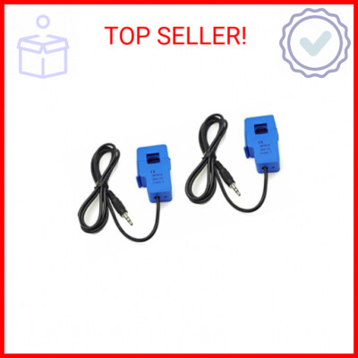 SazkJere 2Pcs SCT-013-000 30A 1V Non-invasive Split Core Current Transformer Sen