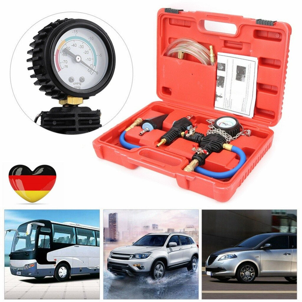 Bremsbelag-Dickenmessgerät Für Kfz – Für Bremsbeläge Kat. IV/V Mit 6-mm-Trägerplatte, Aus Edelstahl + ABS, Einfache Messung Ohne Ausbau, 13,5 Cm Lang