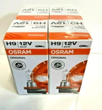 4x-OSRAM Sylvania H9 OEM Halogen Lamp Bulbs 64213 12V 65W Germany