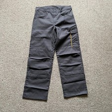 Uvex Workwear Trousers Safety Grey Pockets Cargo - UK Size 32"W 29"L - VGC