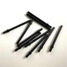 10 Lego Stab Stäbe Stange 6L Stopper schwarz NEU 63965