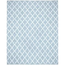 SAFAVIEH Montauk MTK810B Handwoven Light Blue /Ivory Rug