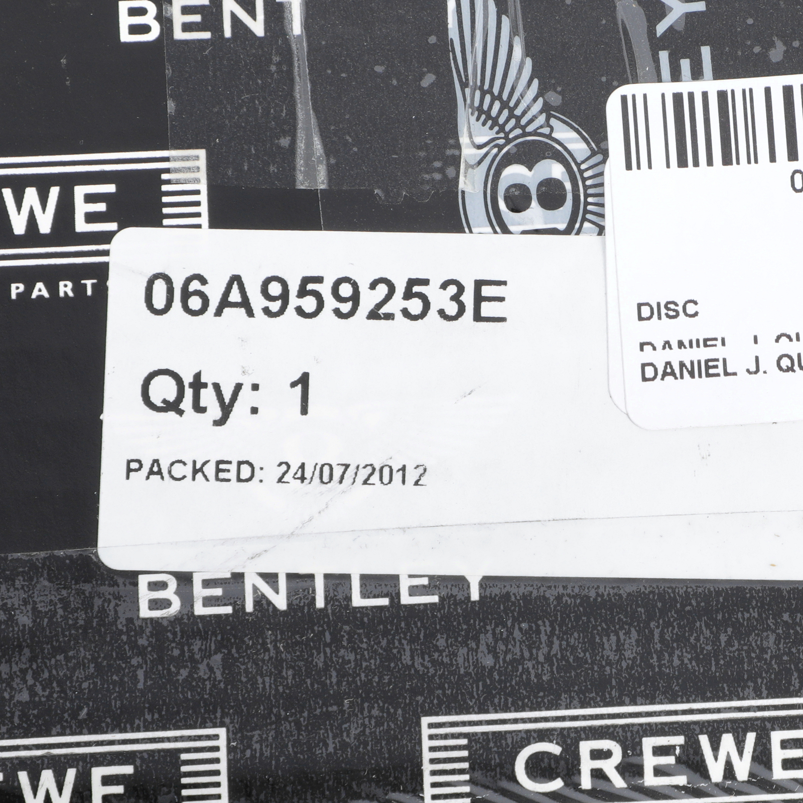 GENUINE BENTLEY Continental Purge System Secondary Air Pump Assembly 06A959253E