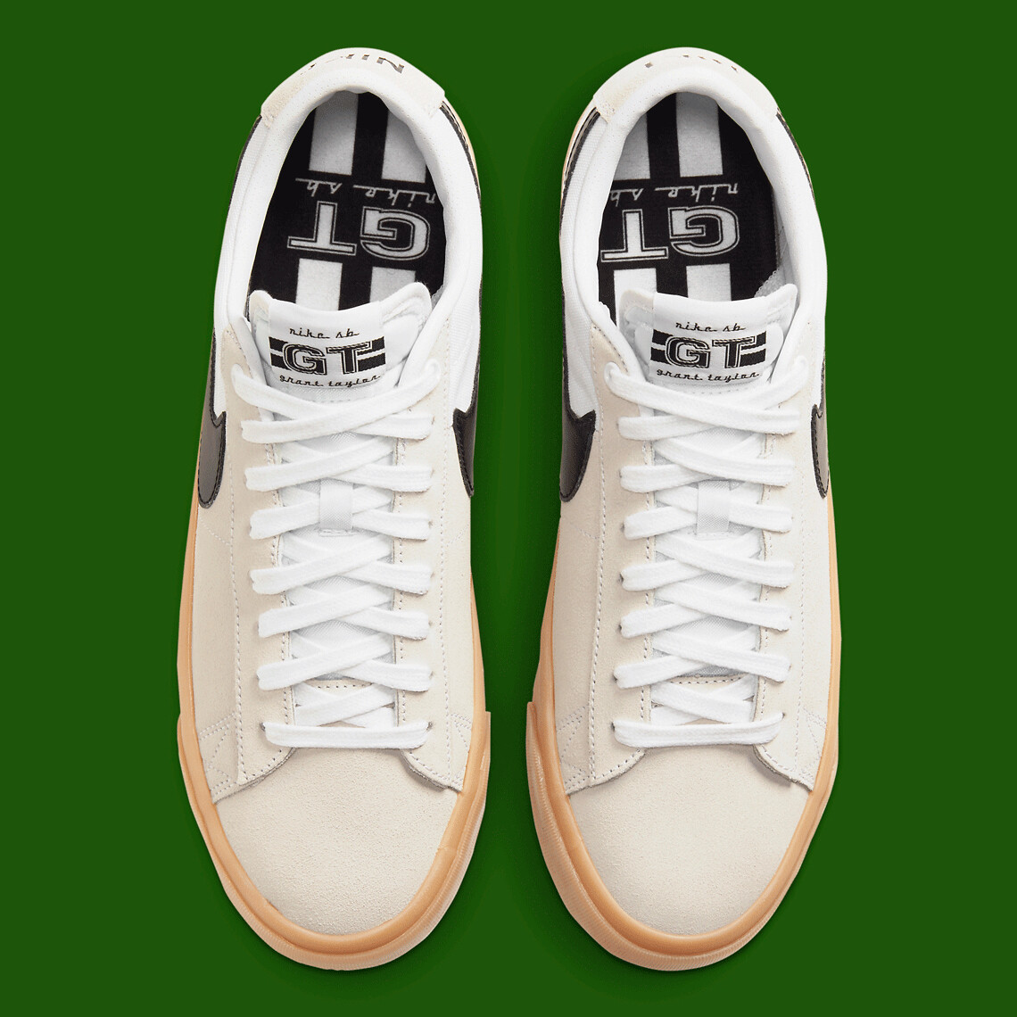 Nike SB Zoom Blazer Low Pro GT White Black Gum DC7695-100 sz