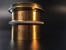 Objektiv G.Rodenstock München Rapid - Aplanat  1 : 7,7  No 3 / Ohne Linsen