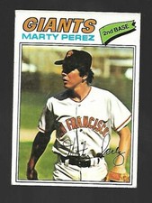 1977 Topps #438 Marty Perez San Francisco Giants VG