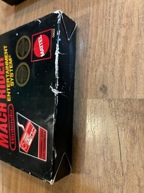 Mach Rider Nintendo NES Boxed Box Sticker Seal CIB Complete