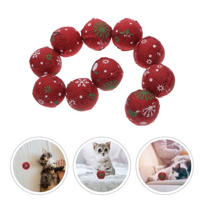 Small Cat Toys Fuzzy Cat Balls Dog Toy Cat Cat Exercise Toys