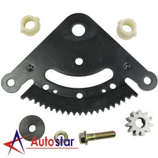For John Deere 102 105 115 125 135 145 Steering Sector & Pinion Gear + Bushings