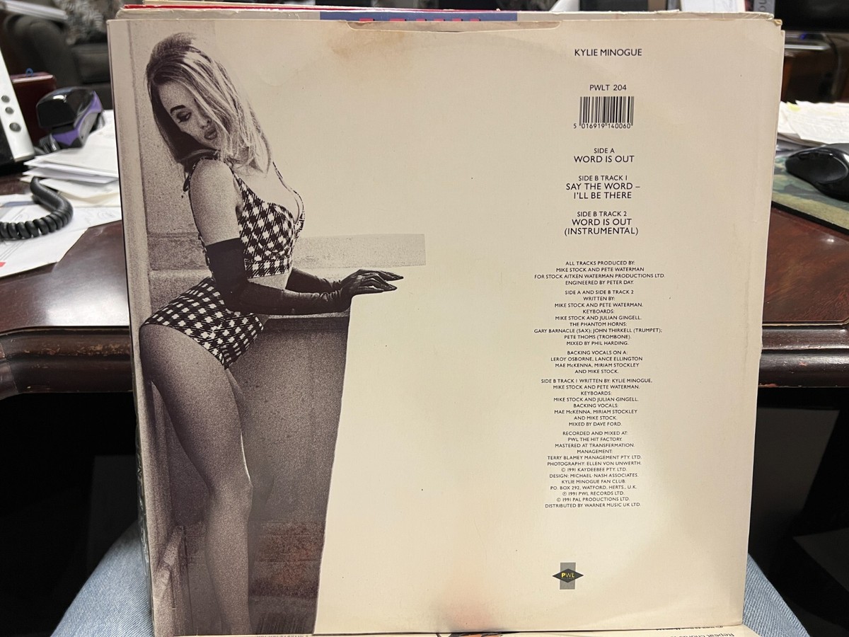 Kylie Minogue WORD IS OUT SUMMER BREEZE MIX / AUTOGRAPH 12