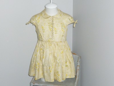 yellow frock dress