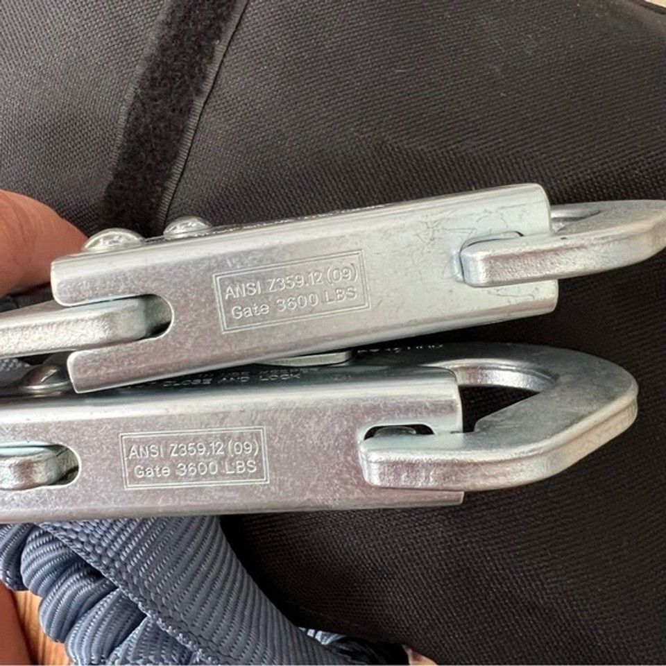 Condor Fall Protection Kit Full Body Harness 6 ft Shock Absorbing 310 ...