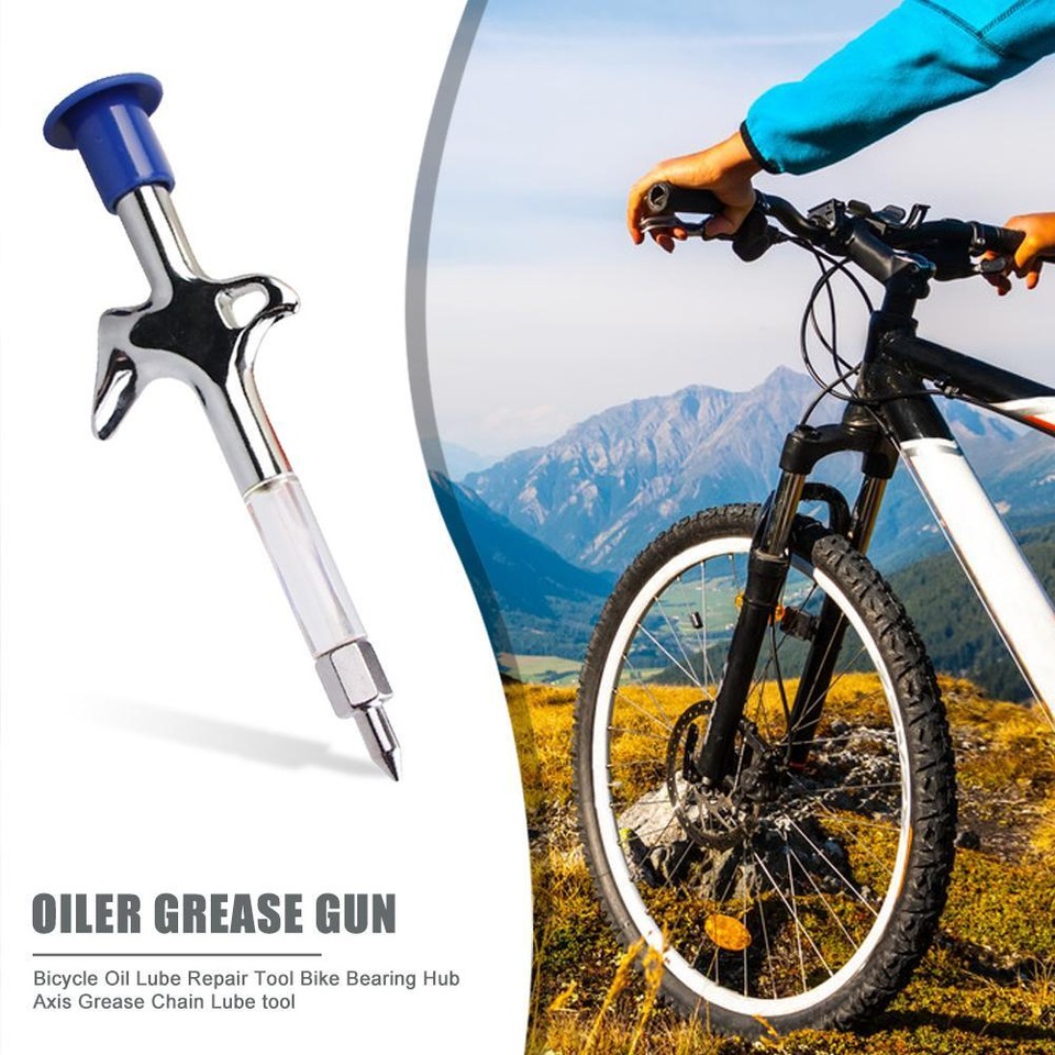 Mountain MTB Bike Lubricant Grease Gun Bicycle Repair Service Tools