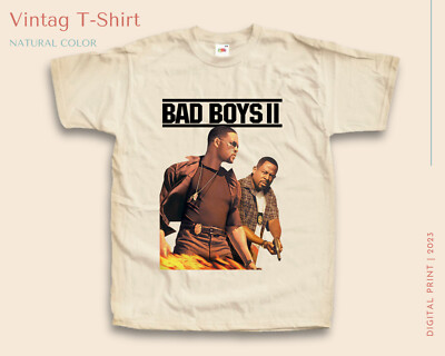 00s BAD BOYS バッドボーイズ2 tシャツ Bad Boys Vintage T Shirt for Men NATURAL S-5XL | eBay