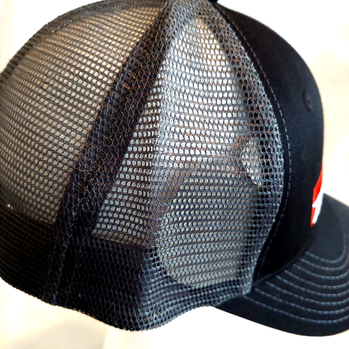 Makita Tools Black Cap Hat Adjustable Snapback, Curved Brim, Mesh Back NWOT - Picture 4 of 5