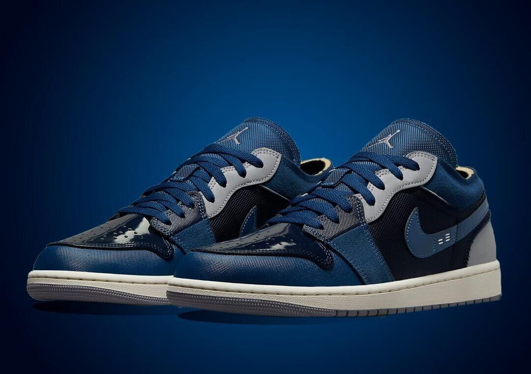 Nike Air Jordan 1 Low SE Craft Obsidian/Ashen Slate Blue Nike Air Jordan 1 Low SE Craft Obsidian/Ashen Slate Blue