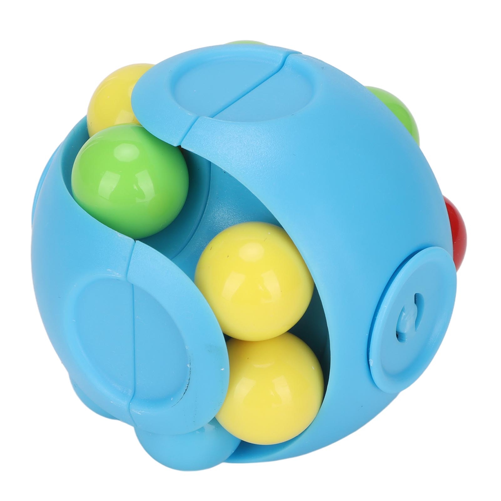 (Blue)Rotating Bean Toys ABS Stress Relief Educational Rotation Puzzle Ball CMM eBay