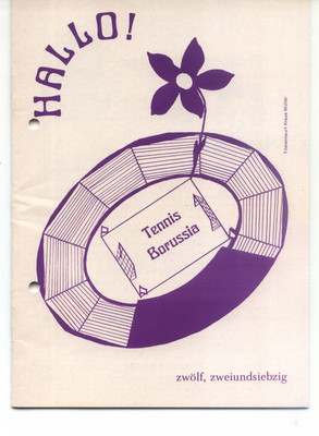 Tennis Borussia Berlin - Vereinsnachrichten Hallo Numéro 12/1972