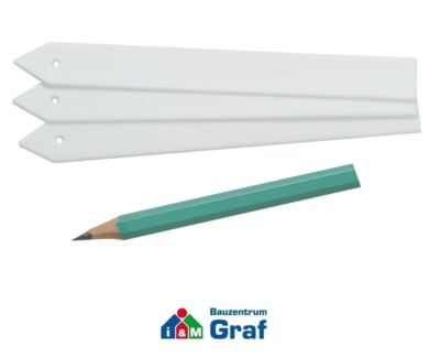WINDHAGER Stecketiketten Pflanzenstecker Kunststoff, 50St. mit 1 Stift #86000841