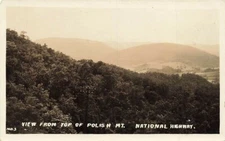 1922-1926 RPPC View From Top Of Polish Mt MD National Highway Real Photo P265