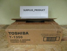 LOT OF 4 GENUINE TOSHIBA T-1350 COPY MACHINE TONER 1340 1350 1360 1370 OPEN BOX