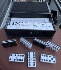 Puerto Rico Domino Game Set Double 6 Jumbo Size Dominoes